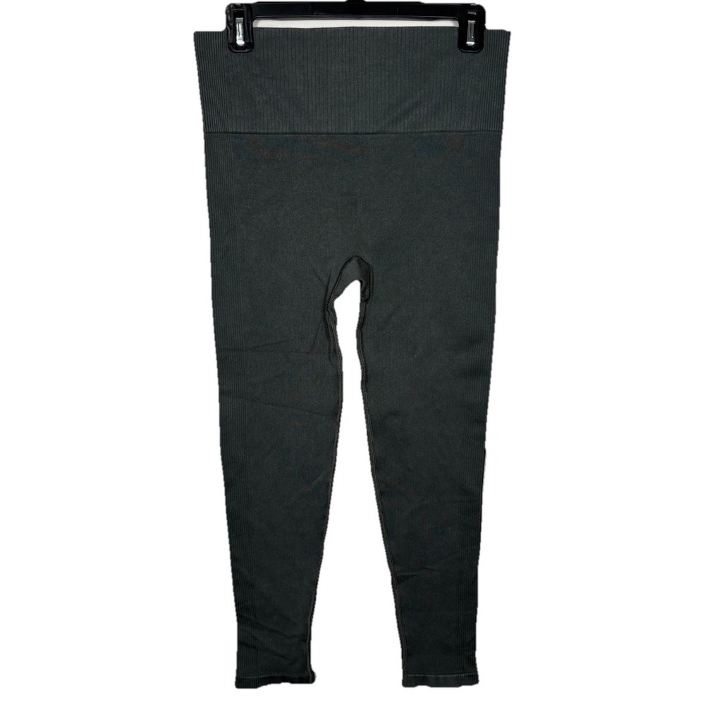 Spanx Soft Stretch‎ Seamless Leggings Green Size XL Compression